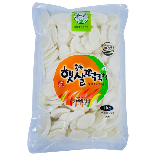 햇살떡국 1kg (6~7인분) / 국산쌀